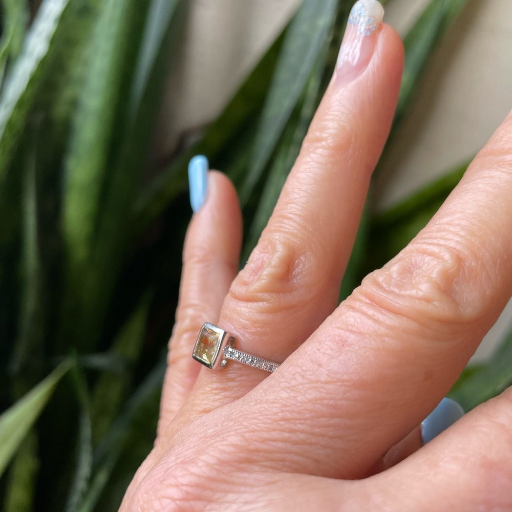 Sterling Silver Gemstone Ring